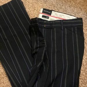 The limited striped dress pants